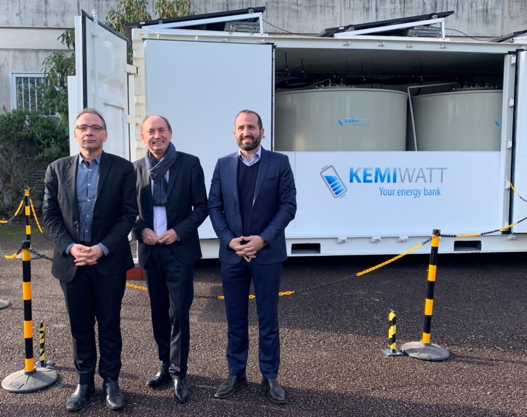 KEMIWATT inaugurates its organic RedOx flow battery on the Beaulieu ...